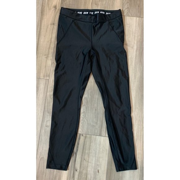Nike Pants - Nike Black Speed 7/8 Running Tights Size M